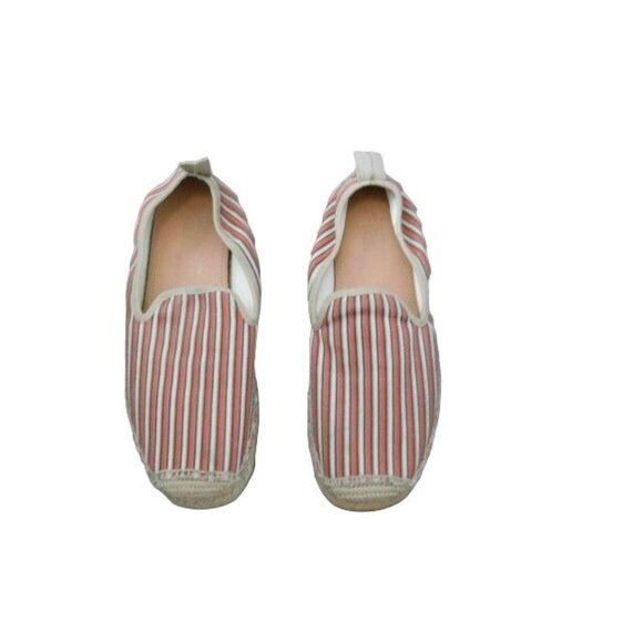 Arket Size 36 / 5.5 US Designer Stripe Platform Espadrille Shoes - Picture 2 of 3